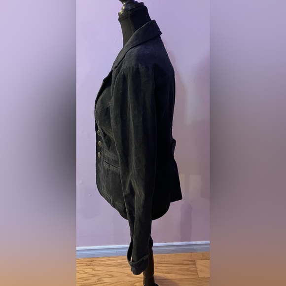 Black corduroy Smart Set blazer size L - Picture 3 of 5